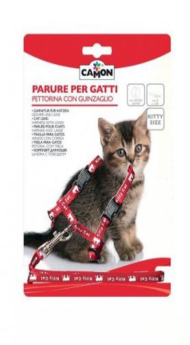 Harness &amp; Leash Reflective For Cat 8x1200 mm