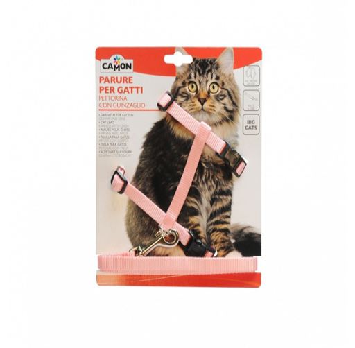 Cat Harness &amp; Leash Bigcollar 15 mm
