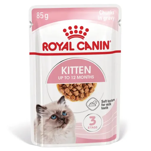 Royal Canin Kitten Wet Food en Sauce pour Chatons