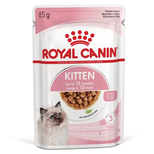 Royal Canin Kitten Comida H&uacute;meda en Salsa para Gatitos