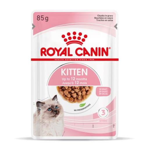 Kitten Alimento Húmido em Molho para Gatinhos