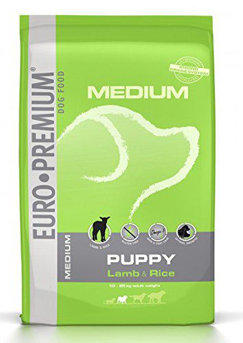 lanthaan Gepland efficiënt Euro Premium Medium Puppy Lamb &amp; Rice