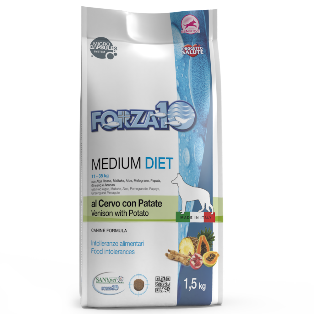 Miscota Forza10 Cibo Secco Medium Diet Cervi e Patate