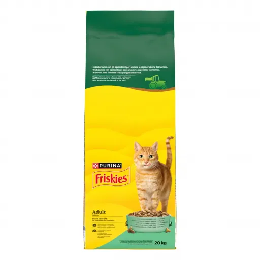 Purina Friskies Pienso Adult con Conejo, Pollo y Verduras