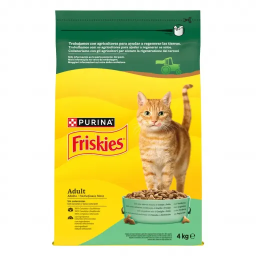 Purina Friskies Nourriture Adult &agrave; base de Lapin, Poulet et L&eacute;gumes