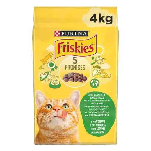 Purina Friskies Nourriture Adult à base de Lapin, Poulet et Légumes Purina Friskies Nourriture Adult à base de Lapin, Poulet et Légumes