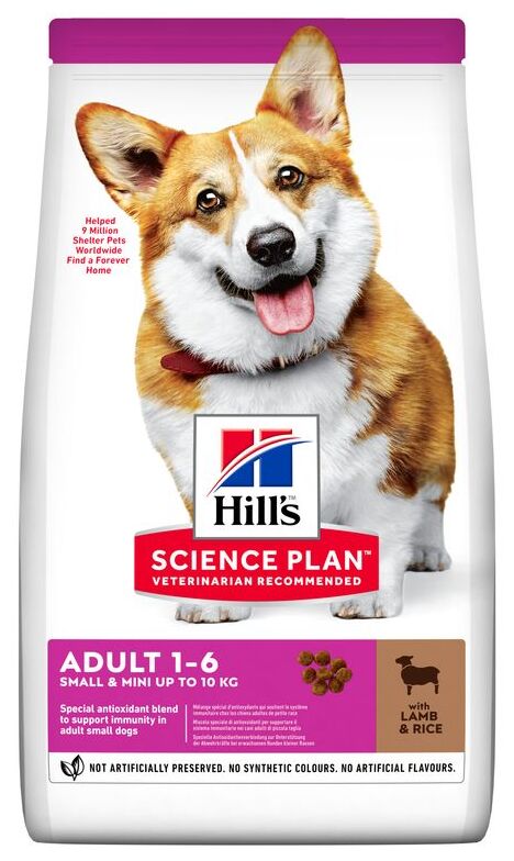 Miscota Hill's Science Plan Adult Small & Mini con Agnello e Riso