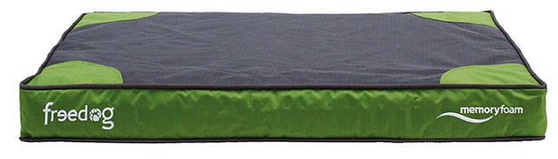 Miscota Freedog Memory Foam Flat Bed Verde Per Gli Animali Domestici