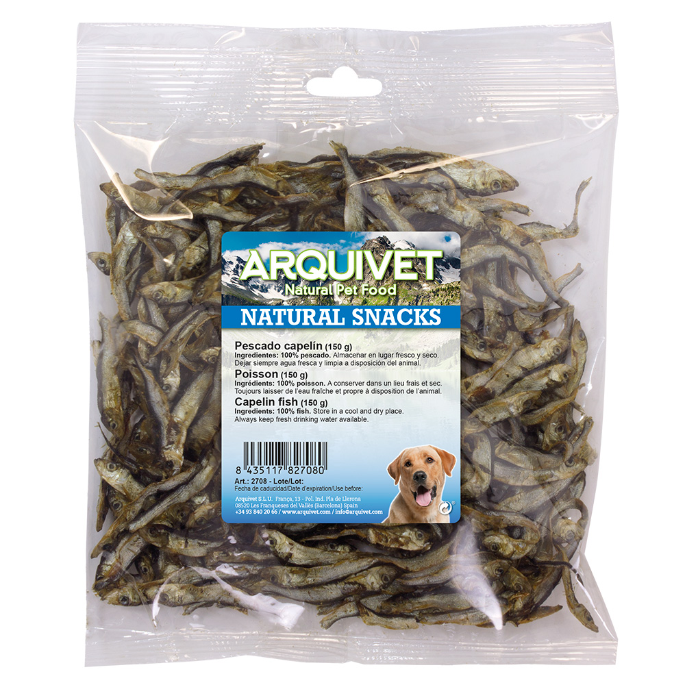 Miscota Arquivet Capelin pesce 150 gr