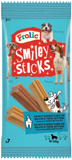 Smiley Dental Sticks for Dogs