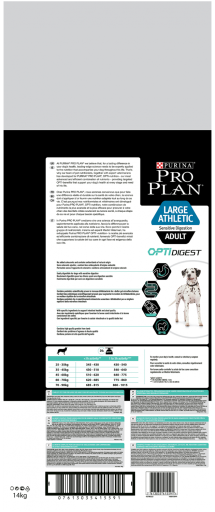 Pro Plan Nourriture Large Adult Athletic Digest Agneau