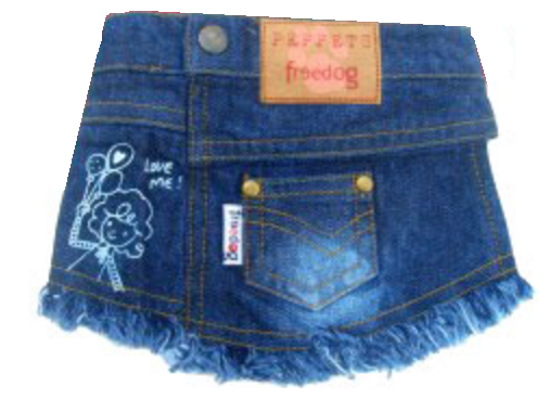 Miscota Freedog Blu Denim Skirt per i cani