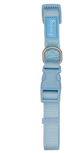 Freedog Nylon necklace for your pet Blue sky color