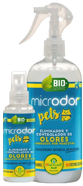 Miscota Bactemia Microdor Bio Pets Eliminatore di Odori per Animali Domestici