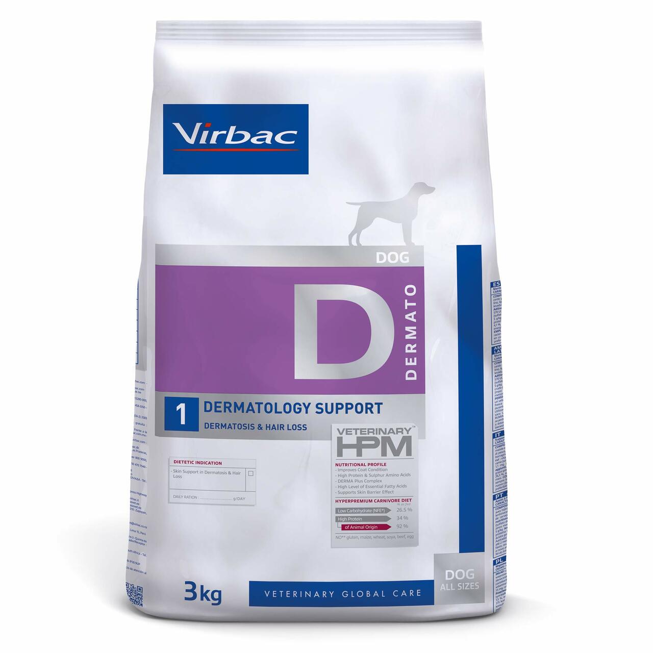 Miscota HPM Veterinary D1 Dermatology Support