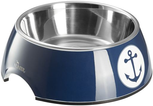 hunter melamine dog bowl