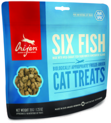 orijen six fish cat treats