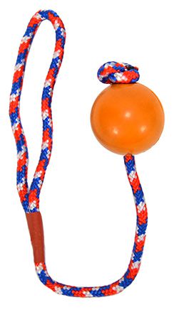Wuapu 5 cm rubber ball with rope