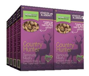 Natures menu country hunter venison and blueberries dog clearance food