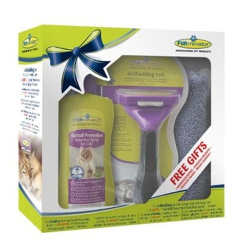 Furminator Pack Brossage Pour Chats A Poils Longs