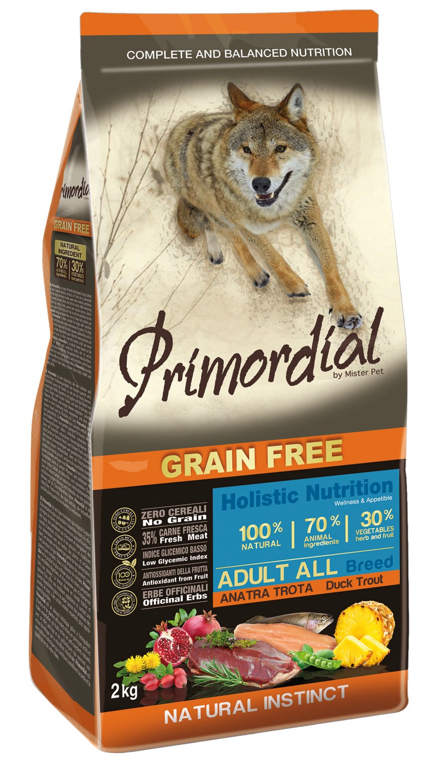 Miscota Primordial Cibo Secco per Cane Adult Anatra e Trucha