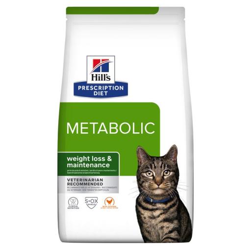 Pienso Prescription Diet Metabolic Weight Loss & Maintenance para la Pérdida de Peso en Gatos