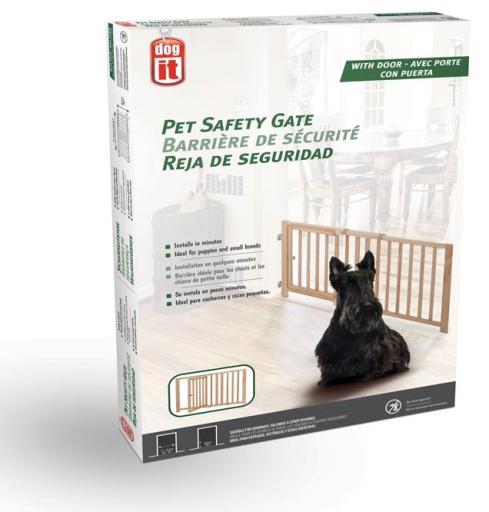 Barrera de seguridad para perros con animales domésticos, para