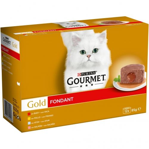 Gourmet Wet Food Fondant Gold Chicken Beef Tuna Salmon