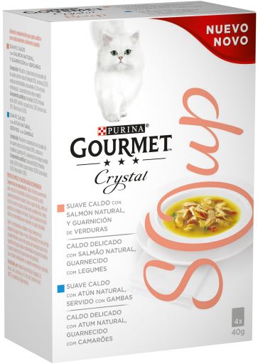 Gourmet Crystal Soup Multipack: Salmon & Veggies, Tuna & Shrimps