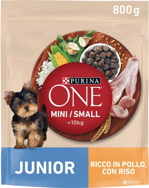 Miscota Purina One Cibo Secco Mini Dog Junior Pollo e Riso