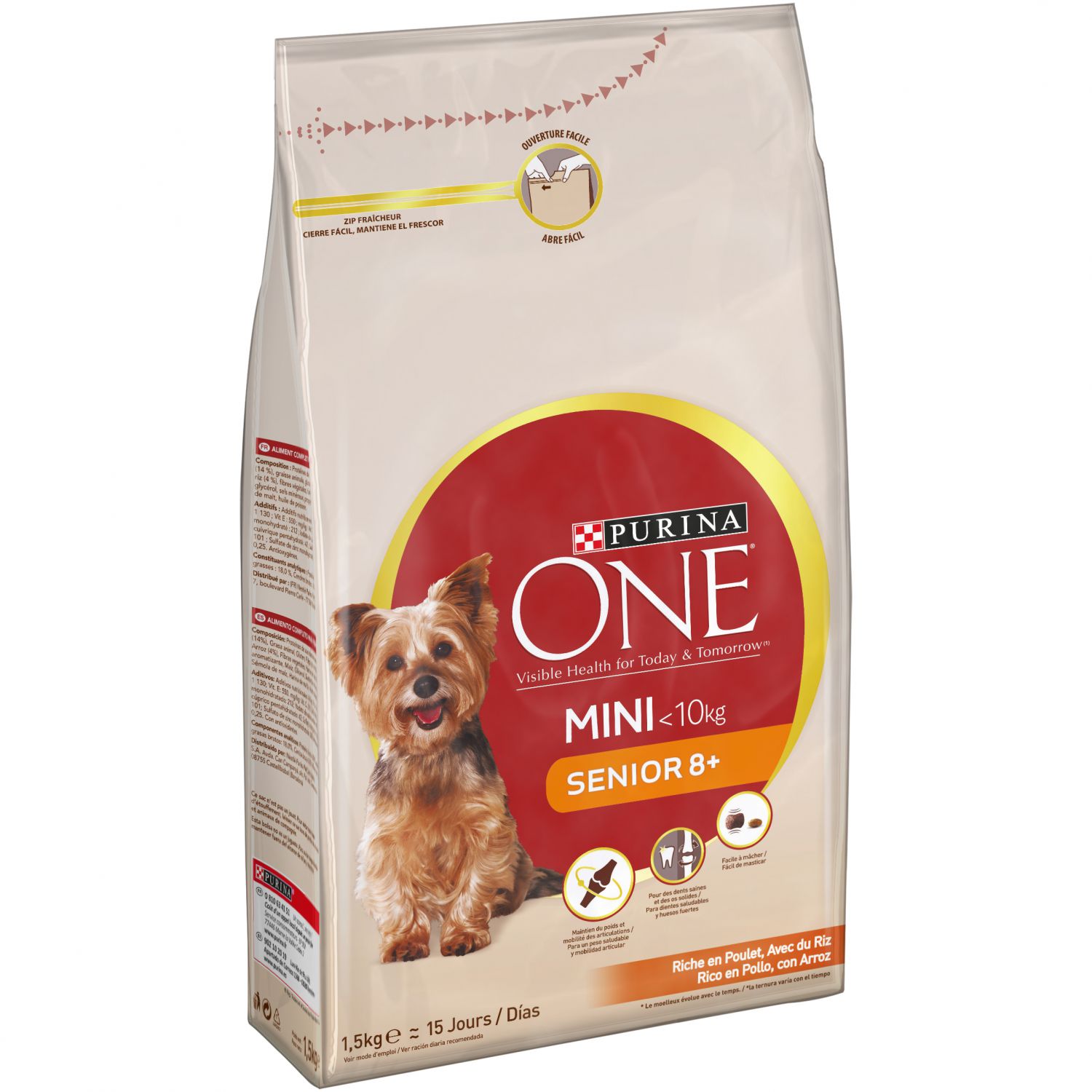 Miscota Purina One Cibo Secco Mini Dog Senior Chicken e Riso