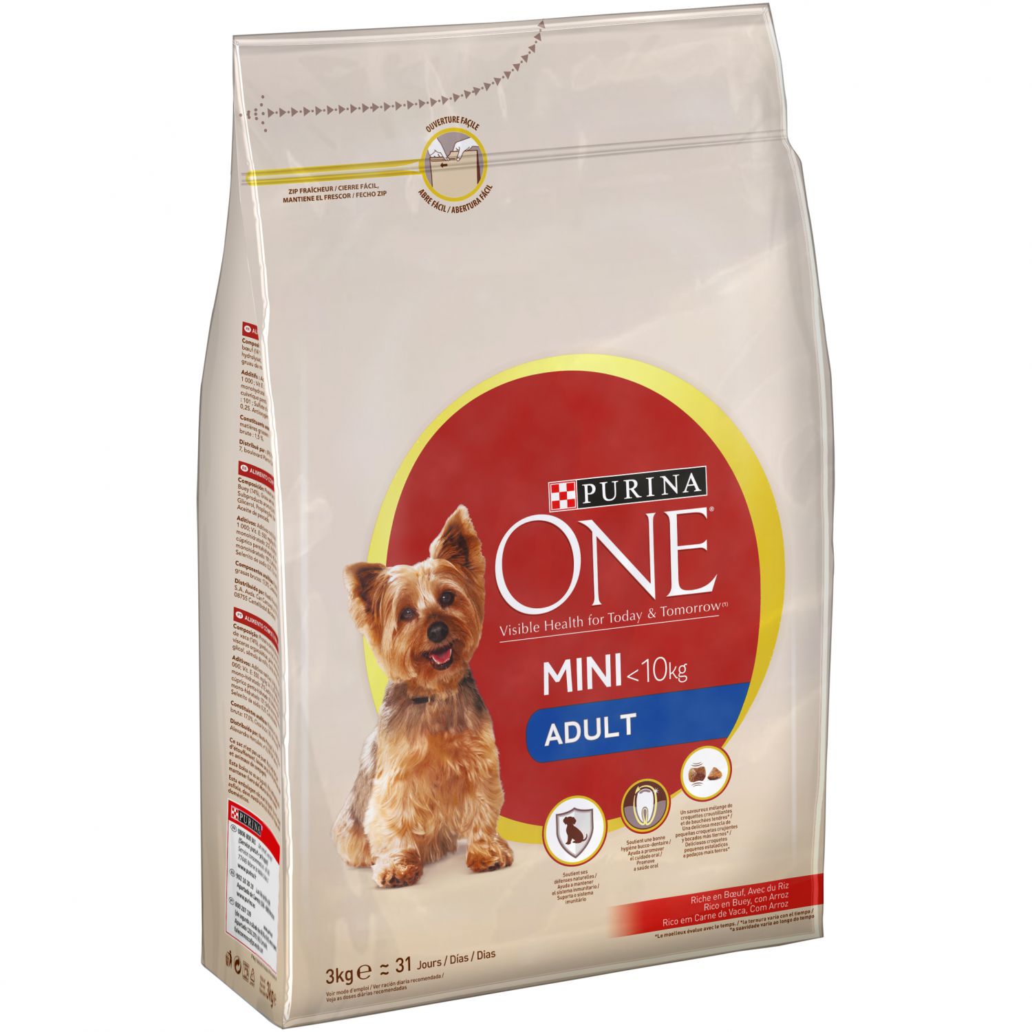 Miscota Purina One Cibo Secco Mini Dog Adult Buee e Riso