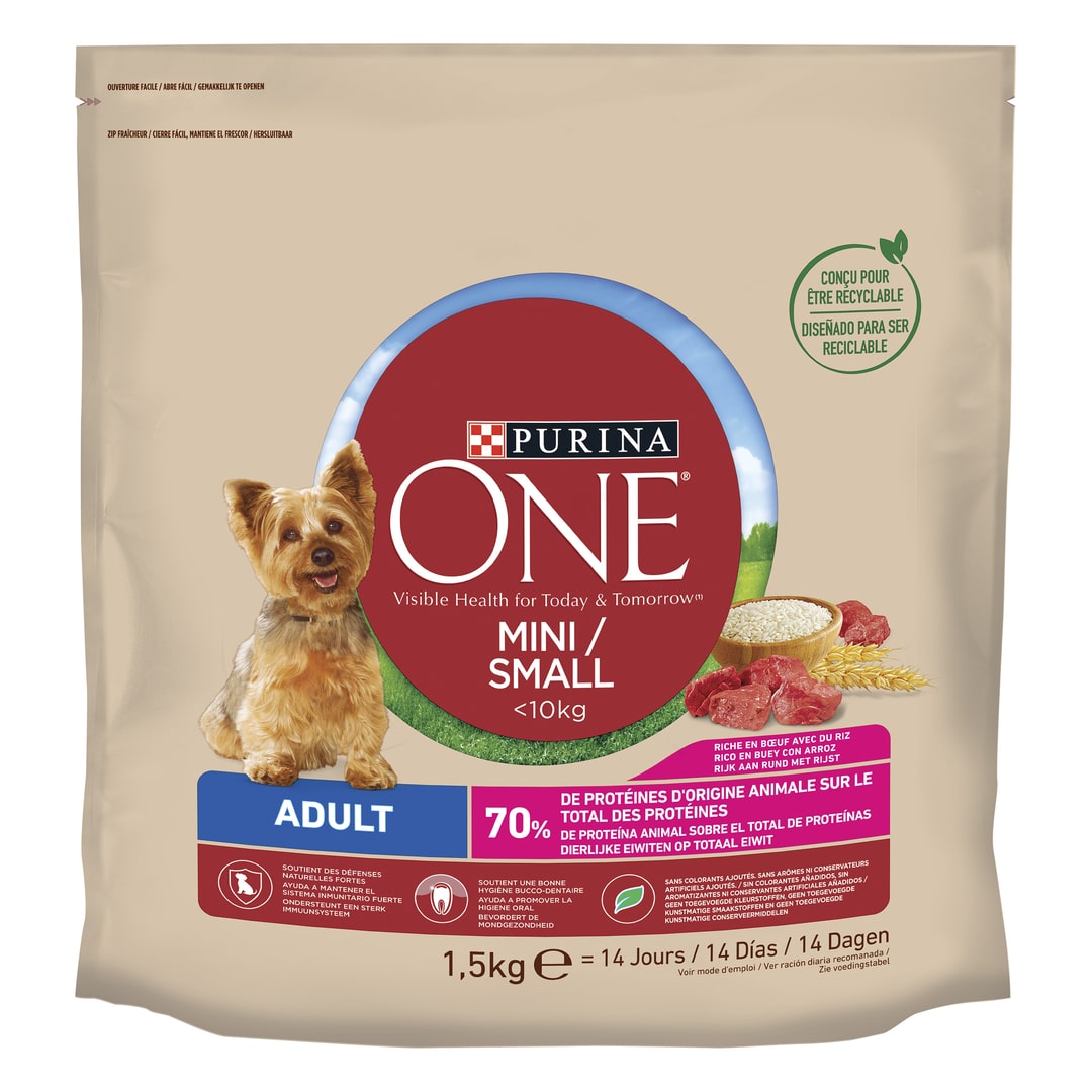 Miscota Purina One Cibo Secco Mini Dog Adult Buee e Riso