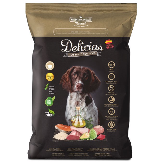 Miscota Mediterranean Natural Cibo Secco Delicias Cani adulti