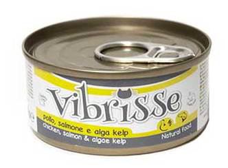 Vibrisse Nourriture Natural Poulet Saumon et Algue