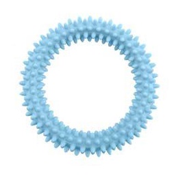 Miscota Nayeco Piccolo cane giocattolo Aro Spiked Blu