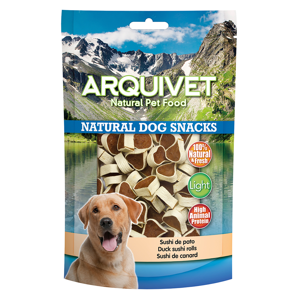 Miscota Arquivet Snack naturale per cani Sushi anatra