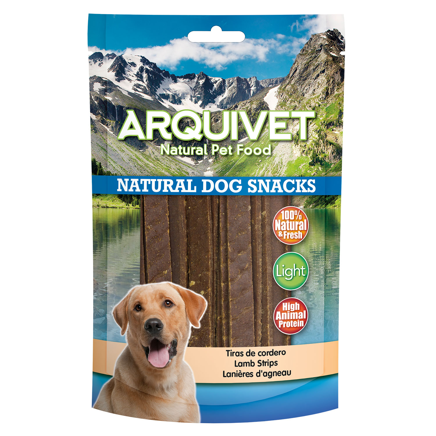 Miscota Arquivet Snack naturale per cani strisce di agnello