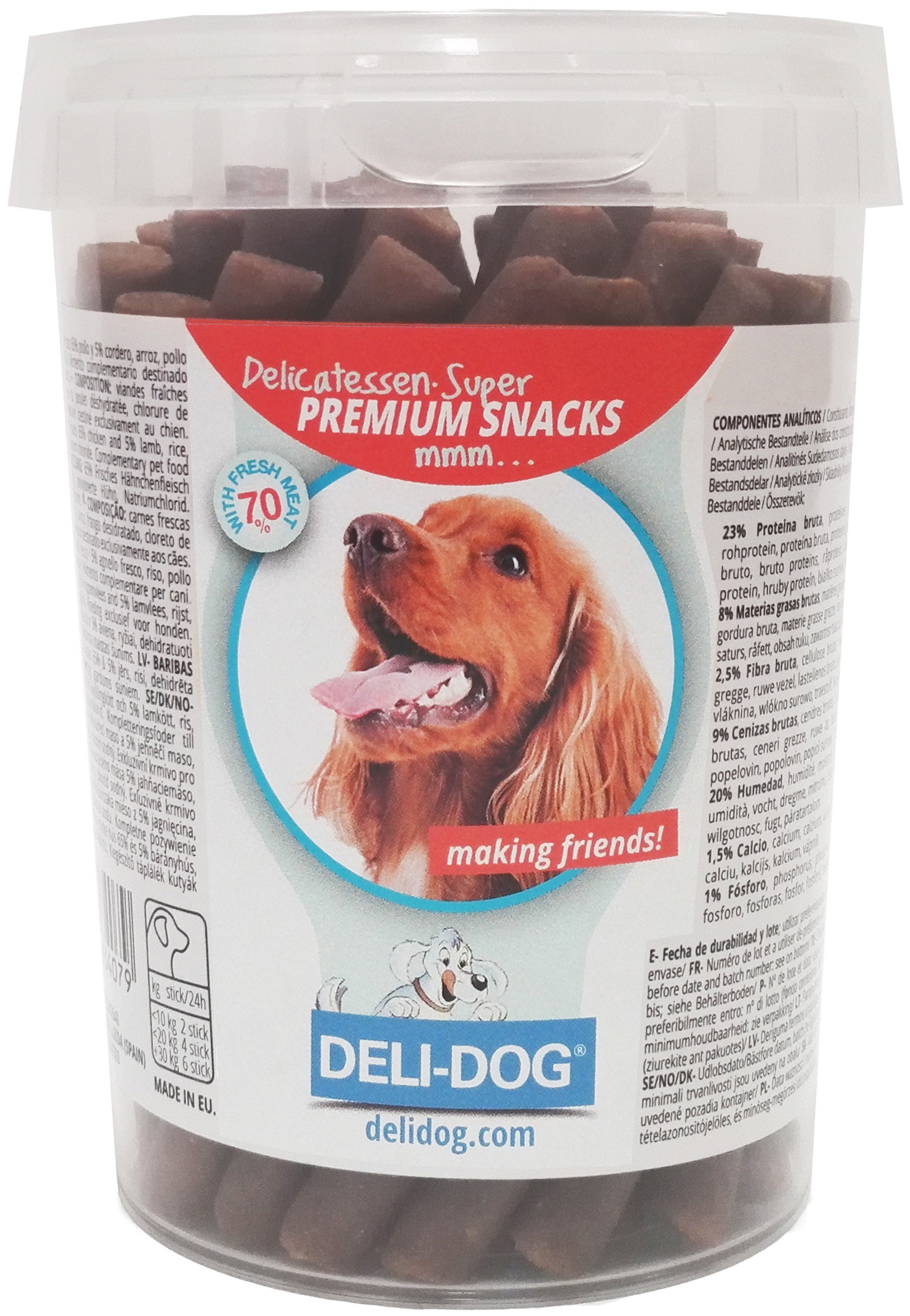 DeliDog Snack Para Perros De Salmon Miscota Portugal
