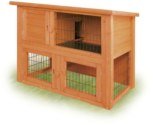 Duplexhütte für Kaninchen