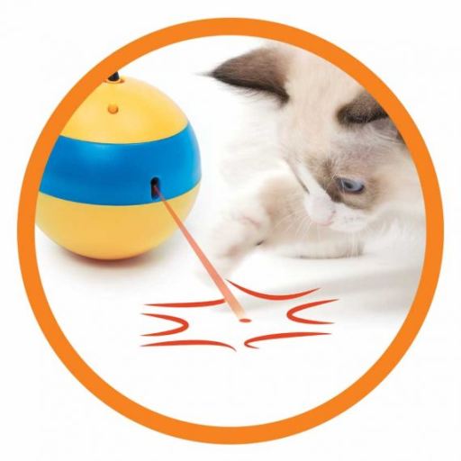 catit play tumbler bee cat toy