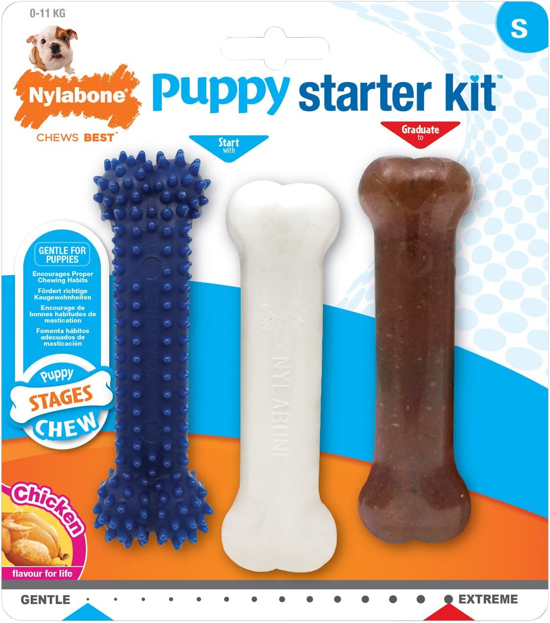 Miscota Nylabone Puppy Starter Kit S Puppy / Extreme / Dental