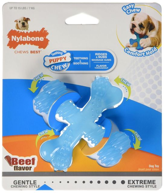 Miscota Nylabone X Bone Puppy Dentizione S Sapore di manzo