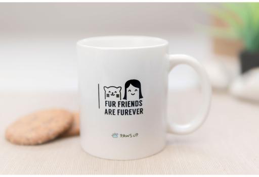 Paws Up Tasse Fur Friends Are Furever