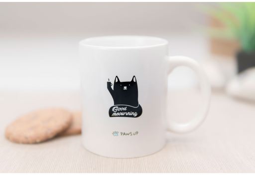 Paws Up Tasse Good Meowrning