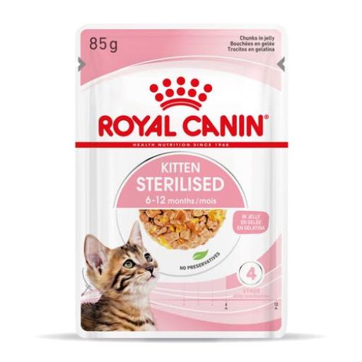 Royal Canin Cibo Secco per Gatti Kitten Sterilised gelatina
