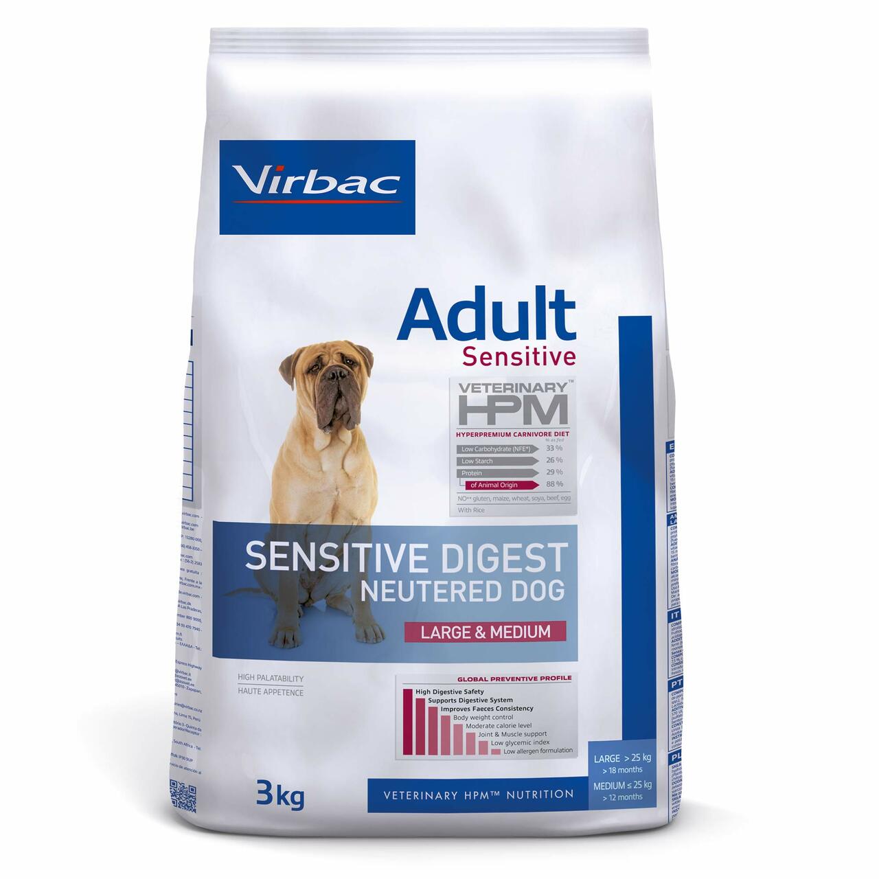 Miscota HPM Cibo Secco Cane Sensitive Digest Nautralizado Large e Medium