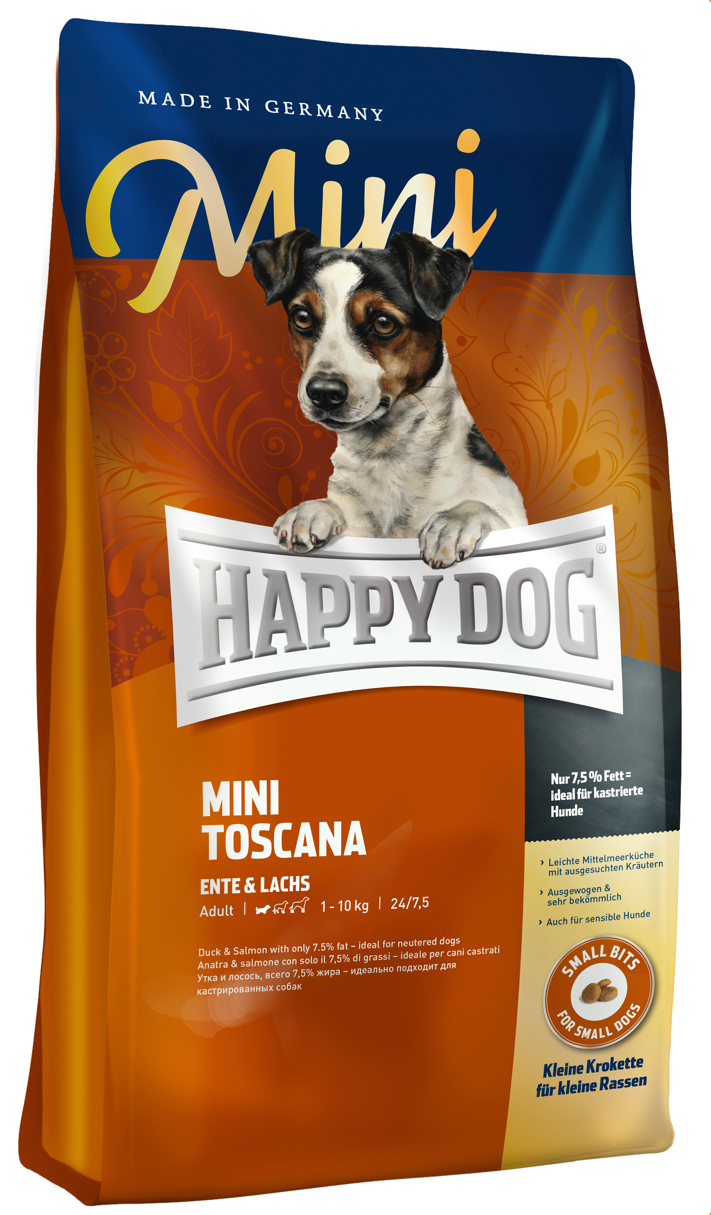 Miscota Happy Dog Cibo Secco per Cane Mini Toscana