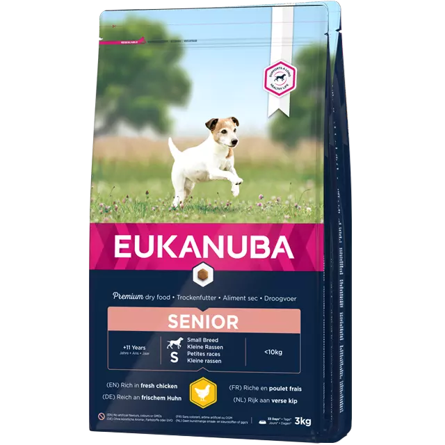 Miscota Eukanuba Pienso para Perros Senior de Razas Pequeñas con Pollo