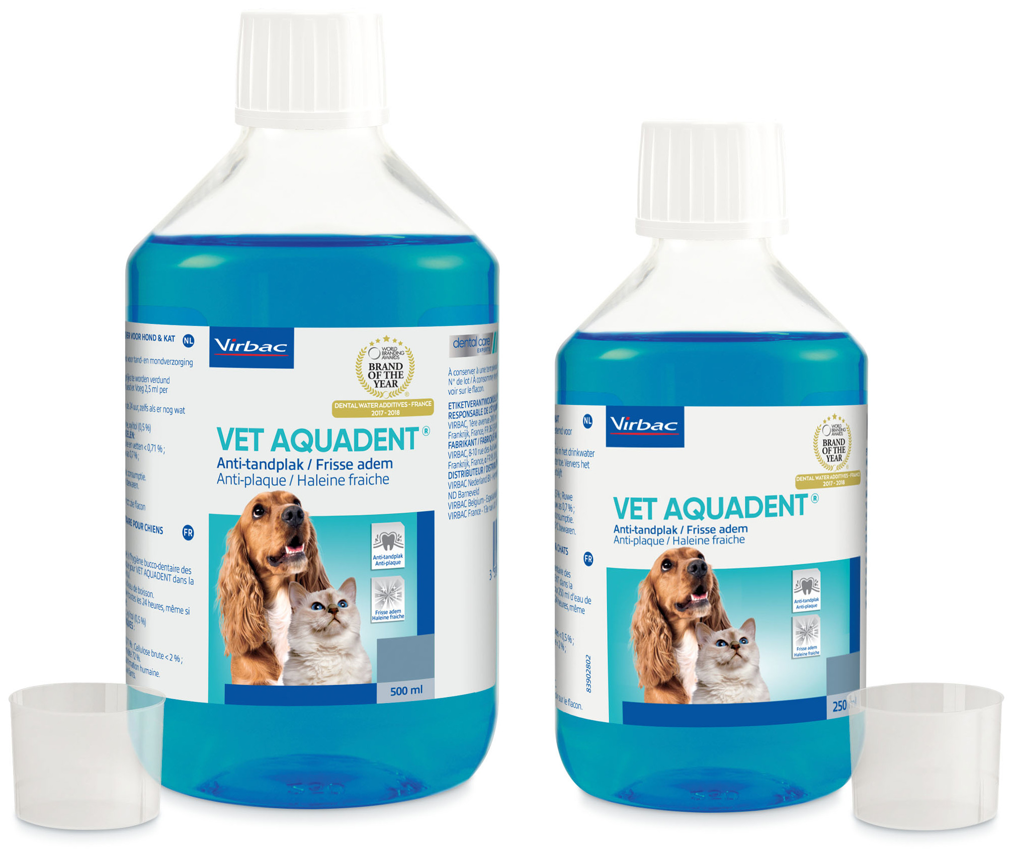 Virbac Vet Aquadent Liquid for Dental Hygiene in Dogs and Cats
